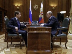 Дмитрий Медведев и Владимир Путин. Фото с сайта daylife.com