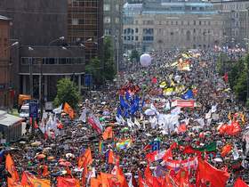 "Марш миллионов" на проспекте Сахарова. Фото с сайта: fedpress.ru