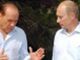 Владимир Путин и Сильвио Берлускони. Фото: Твиттер