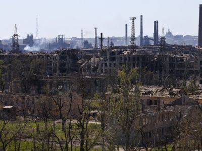 Вид на завод "Азовсталь". Фото: Петр Ковалев / ТАСС