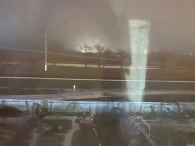 Взрыв на аэродроме под г. Энгельс, ночь с 25 на 26.12.22. Фото: t.me/uniannet